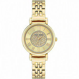 Women's Gold‎ Crystals Light champagne dial Bracelet Watch